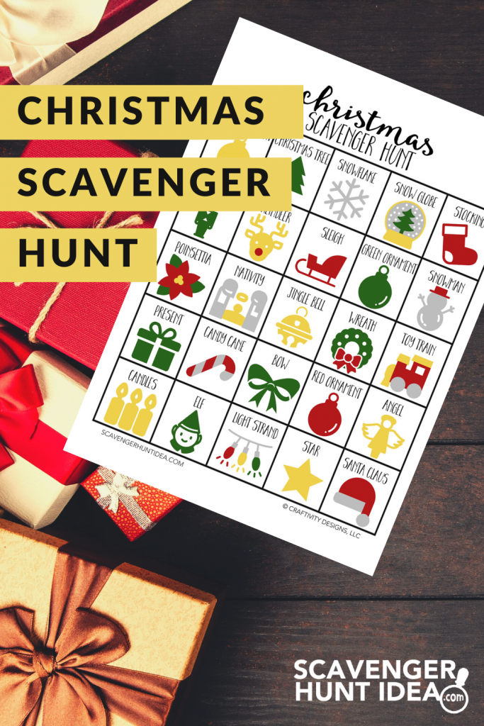 Christmas Scavenger Hunt by ScavengerHuntIdea.com