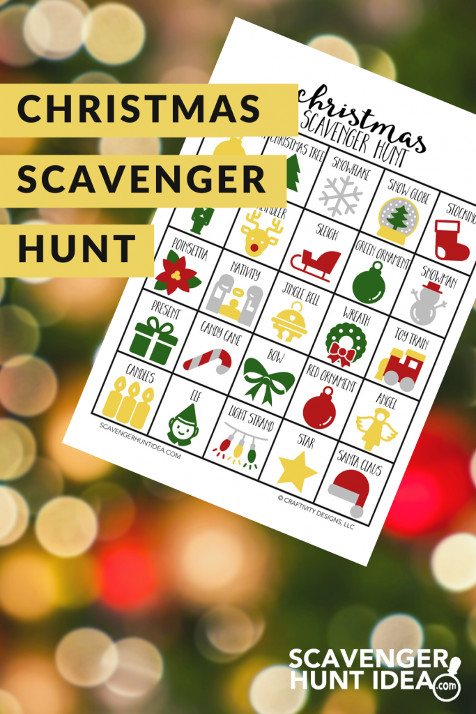 Christmas Scavenger Hunt by ScavengerHuntIdea.com