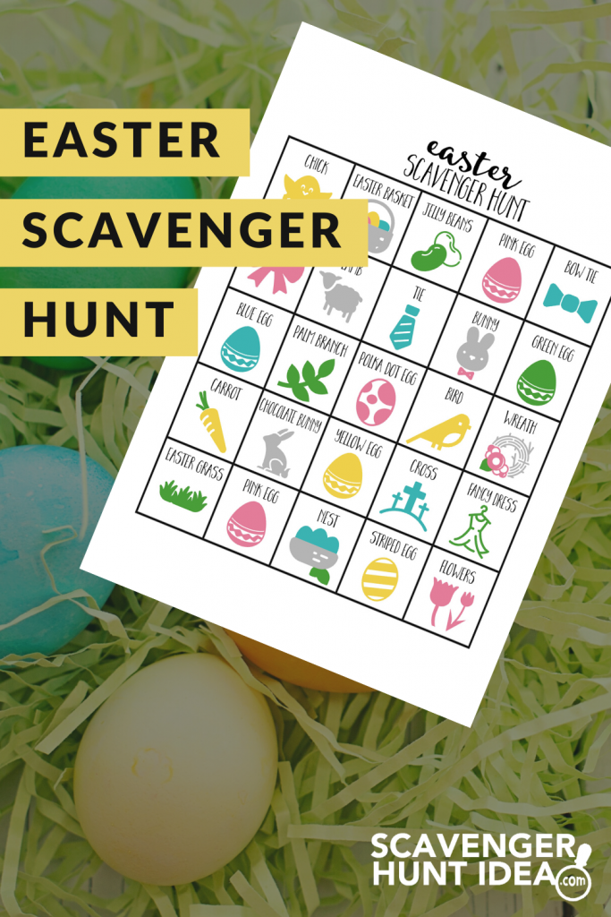 Easter Scavenger Hunt by ScavengerHuntIdea.com
