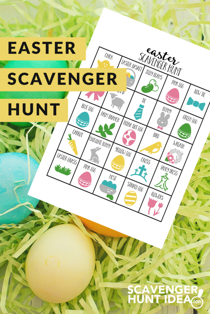 Easter Scavenger Hunt by ScavengerHuntIdea.com