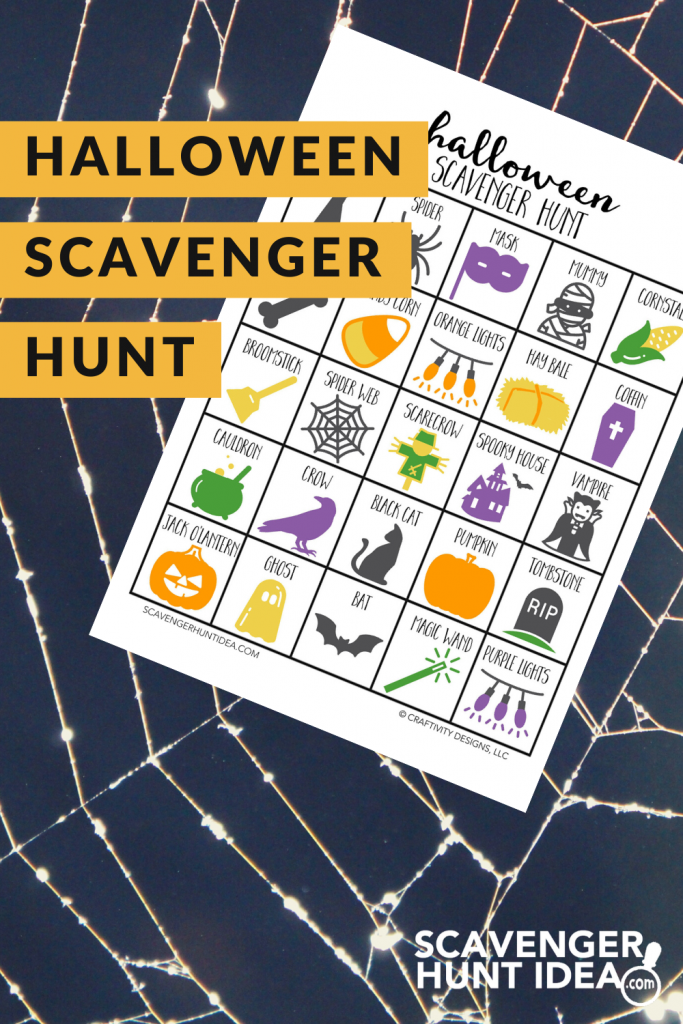 Halloween Scavenger Hunt by ScavengerHuntIdea.com