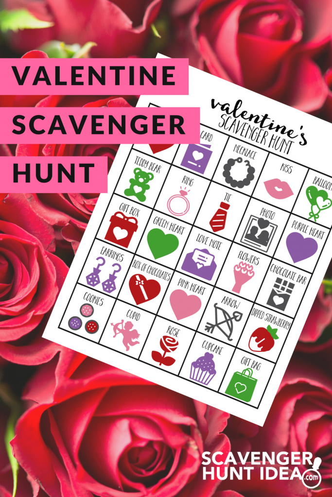 Valentines Scavenger Hunt for Kids - Scavenger Hunt Ideas