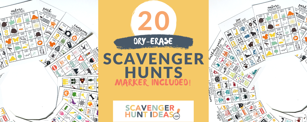 20 dry erase scavenger hunts