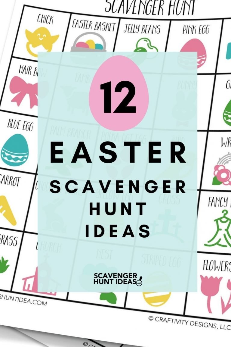 12+ Easter Scavenger Hunt Ideas for Kids and Families - Scavenger Hunt ...