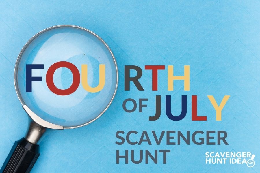 4th of July scavenger hunt game