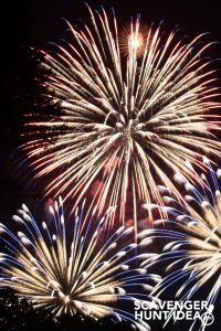 4th of July scavenger hunt game