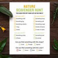 8+ Nature Scavenger Hunt Ideas to Get Your Kids Outside! - Scavenger ...