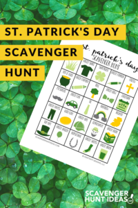 st patrick's day scavenger hunt free printable